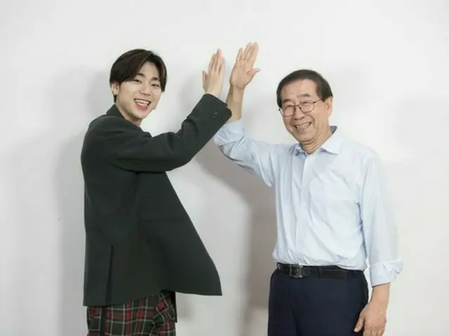 ジコ（Block B）に自らインタビューしたソウル市長 「ファンになりそうだ」（提供:news1）