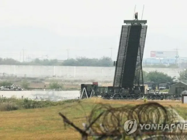 ソウル南方の在韓米空軍基地の対空監視レーダー（資料写真）＝（聯合ニュース）