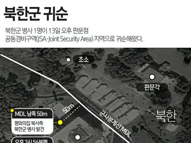 韓国軍「北朝鮮軍、亡命兵にAK小銃・拳銃で銃撃」