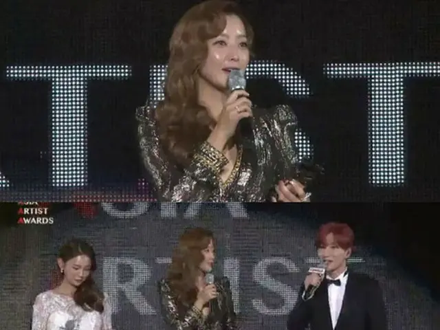 韓国ボーイズグループ「EXO」と女優キム・ヒソンが、大賞を受賞した。（提供:news1）
