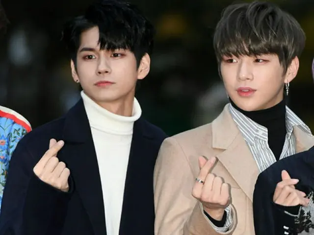 韓国ボーイズグループ「Wanna One」メンバーのカン・ダニエルとオン・ソンウが、SBSの音楽番組「人気歌謡」のスペシャルMCを務めることになった。(提供:OSEN)