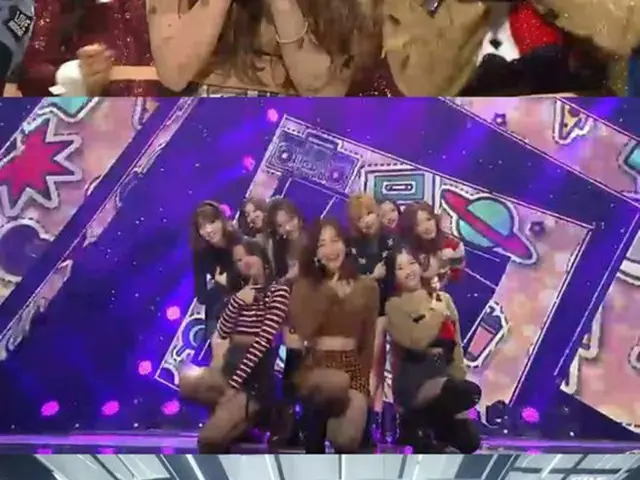 26日に放送されたSBS「人気歌謡」で、「TWICE」が3週連続で1位を獲得した。(提供:OSEN)