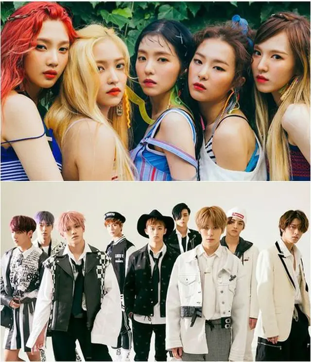 「Red Velvet」、事務所後輩「NCT 127」と「2017 MAMA」でコラボステージ披露！（提供:OSEN）