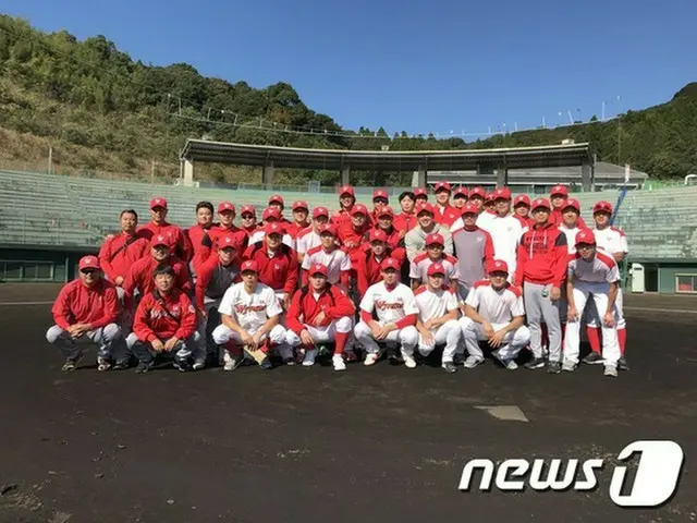 韓国プロ野球・SKワイバーンズが日本の鹿児島でおこなった有望株キャンプを終え、仁川国際空港を通して29日、帰国する。