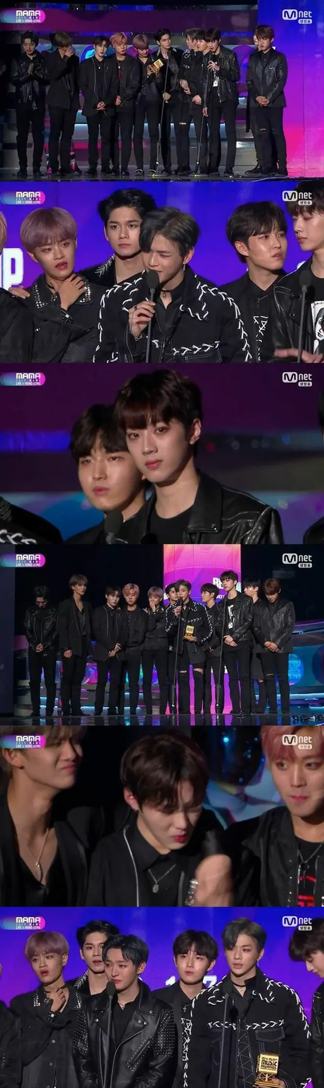 韓国ボーイズグループ「Wanna One」が、ボーイズグループ賞を受賞した。（提供:OSEN）