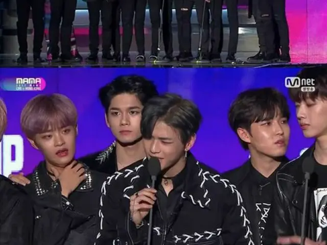 韓国ボーイズグループ「Wanna One」が、ボーイズグループ賞を受賞した。（提供:OSEN）