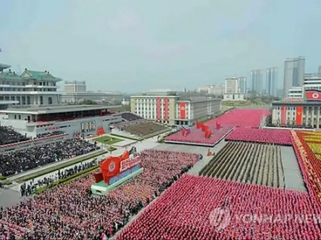 北朝鮮の過去の閲兵式（資料写真）＝（聯合ニュース）