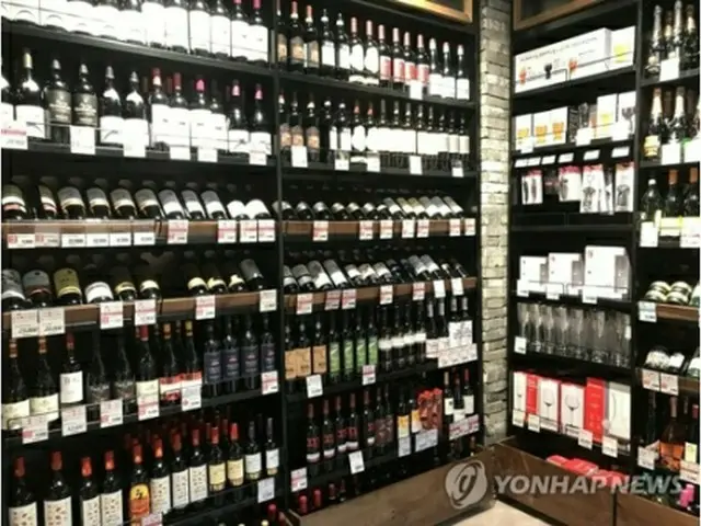 ワインの輸入額が昨年初めて２万ドルを突破した（資料写真）＝（聯合ニュース）