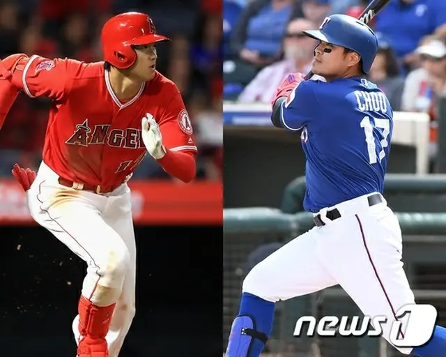 韓国出身のメジャーリーガー、チュ・シンス（35、テキサス・レンジャーズ）と日本の“二刀流”大谷翔平（23、ロサンゼルス・エンゼルス）による“日韓指名打者対決”が実現した。