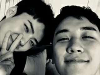 SEHUN（EXO）＆ V.I（BIGBANG）、友だち3年目の記念ショットが話題