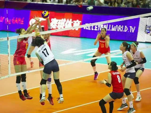 ＜バレーボール＞韓国女子代表、世界1位の中国を撃破（提供:news1）