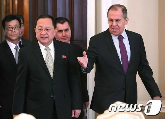 北朝鮮の朝鮮中央通信　「ロシア外相、平壌到着」と報道（提供:news1）