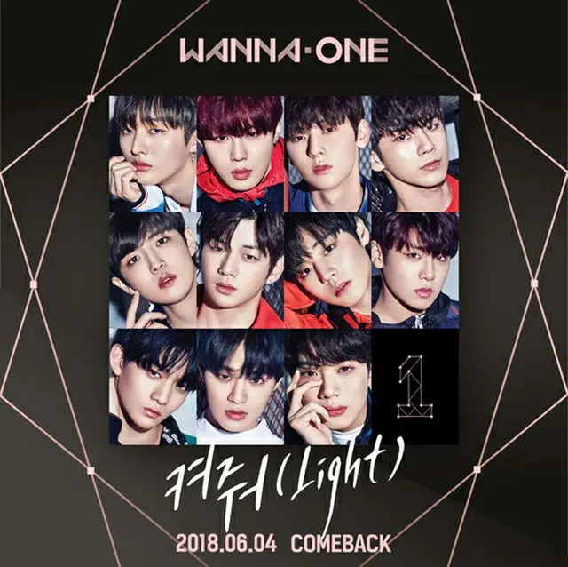 韓国ボーイズグループ「Wanna One」が、新曲発表と同時にチャートで1位を獲得している。（提供:OSEN）