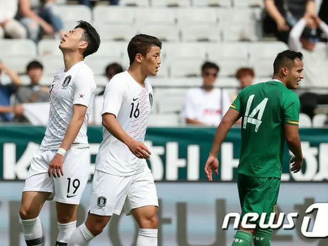 ＜W杯＞韓国代表、最後のテストマッチでボリビアに引き分け（提供:news1）