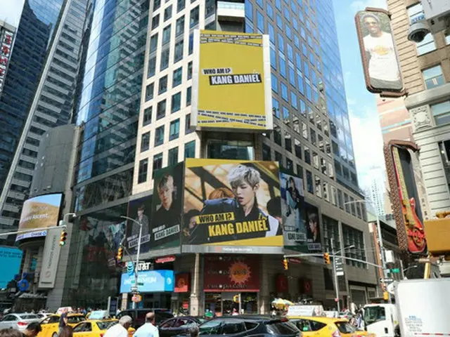 カン・ダニエル（Wanna One）、アイドル個人投票1位でNYタイムズスクエア単独広告を掲載（提供:OSEN）