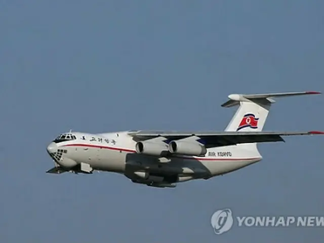 高麗航空のイリューシン７６型機＝（北京ＥＰＡ＝聯合ニュース）