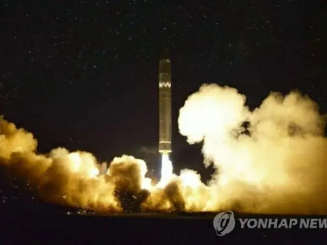 北朝鮮のＩＣＢＭ（資料写真）＝（聯合ニュース）