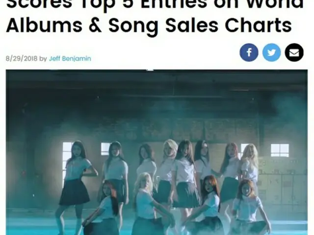 米ビルボード、「今月の少女(LOONA)」を集中照明「大衆に大きなインパクトを与える」(提供:news1)