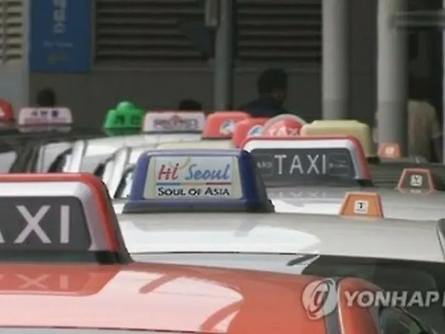 ソウル市内のタクシー乗り場（資料写真）＝（聯合ニュース）
