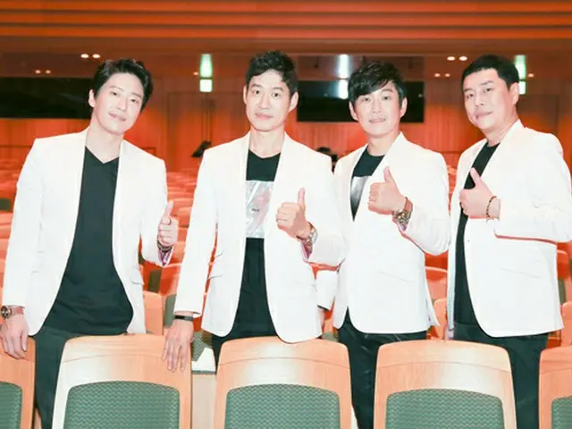 左から俳優オム・ギジュン、ユ・ジュンサン、ミン・ヨンギ、キム・ボムレ