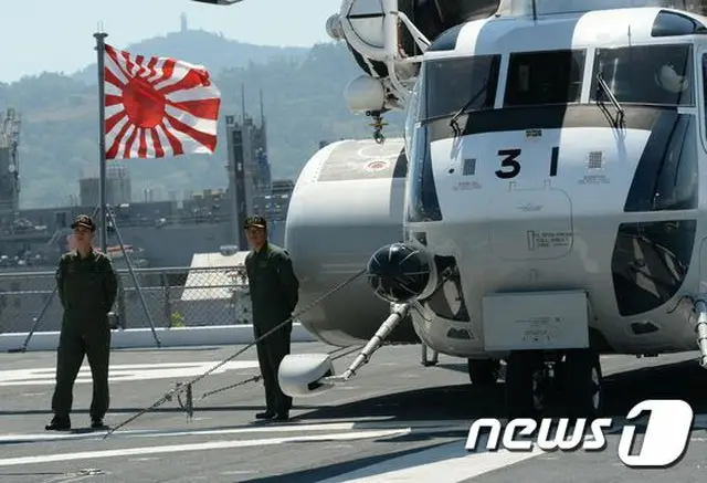 北朝鮮メディア「日本・自衛隊艦艇の旭日旗、断固として不許可にすべき」（提供:news1）