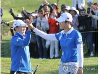 女子ゴルフ国別対抗戦　韓国が初優勝