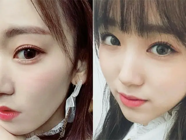「IZ*ONE」宮脇咲良&矢吹奈子、超接近自撮りも屈辱なしの肌つや感(提供:OSEN)