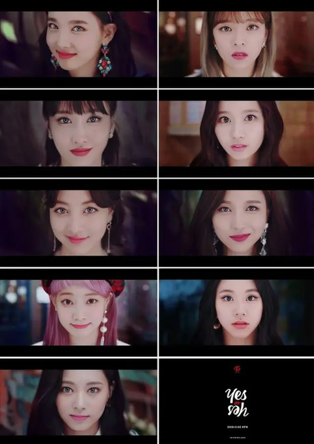 韓国ガールズグループ「TWICE」が新曲「YES or YES」のミュージックビデオ（MV）ティザー映像を公開した。（提供:OSEN）