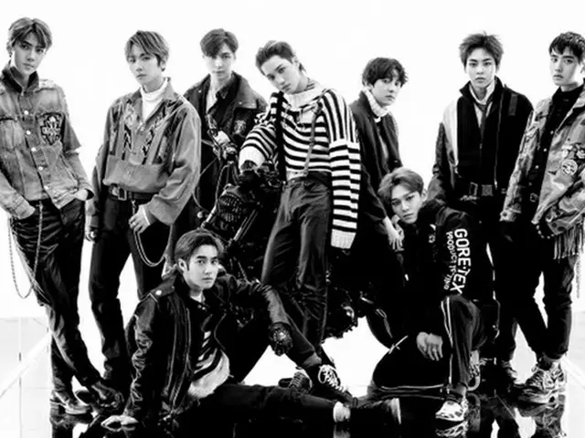 韓国ボーイズグループ「EXO」が、アルバム総販売数1000万枚達成のカウントダウンに突入した。（写真提供:OSEN）