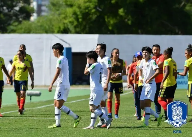 ＜女子＞U-17韓国代表、W杯最終戦でコロンビアと1-1引き分け（提供:news1）