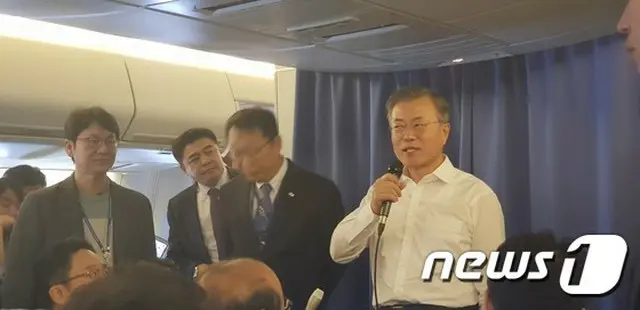韓国の文在寅（ムン・ジェイン）大統領は北朝鮮の金正恩（キム・ジョンウン）国務委員長の年内ソウル訪問の可能性が開かれていると述べた。（提供:news1）