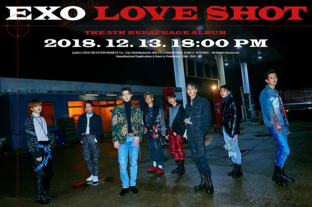 「EXO」、新曲「Love Shot」MVティザー映像を公開！（提供:news1）