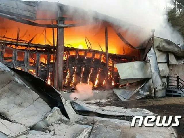 セメント工場リチウムバッテリー室で火災…41億ウォン（約4億円）の被害＝韓国