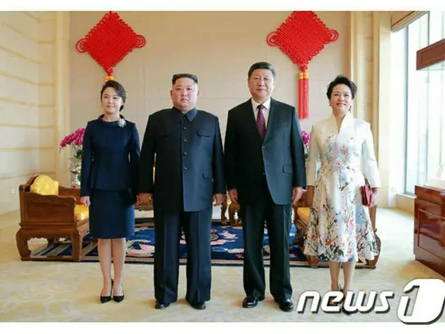 北朝鮮メディア、金正恩氏の4回目の訪中記録映画を放映（提供:news1）