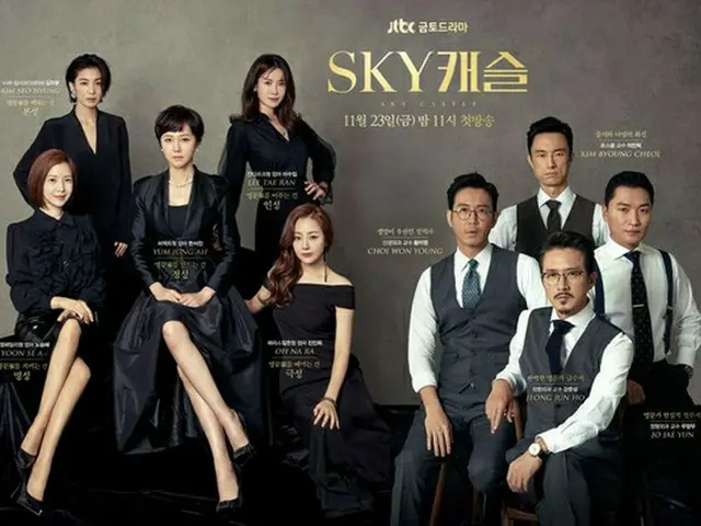 韓国で現在大人気のJTBCドラマ「SKYキャッスル」側が台本流出に対する立場を明らかにした。（提供:OSEN）
