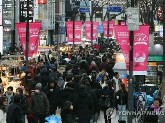 ソウルの代表的観光名所の明洞(資料写真)=(聯合ニュース)