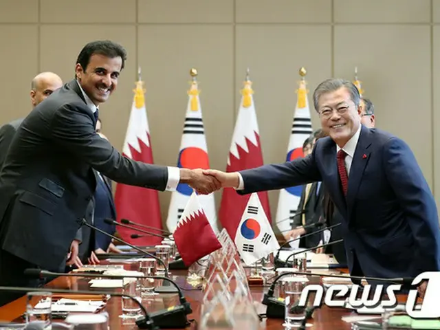 文大統領、カタール首長との会談でサッカー・アジア杯を言及「カタールに優勝してほしい」＝韓国