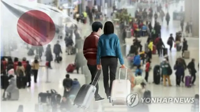 韓日関係が冷え込んでも相手国を訪れる観光客は増加している（コラージュ）＝（聯合ニュースTV）