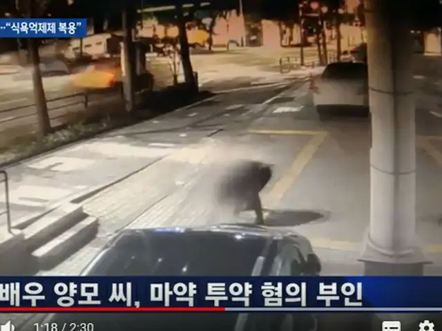 麻薬使用で奇行か… 飛び跳ねて道路飛び出した芸能人「ヤン」は誰？韓国で物議（画面キャプチャ）