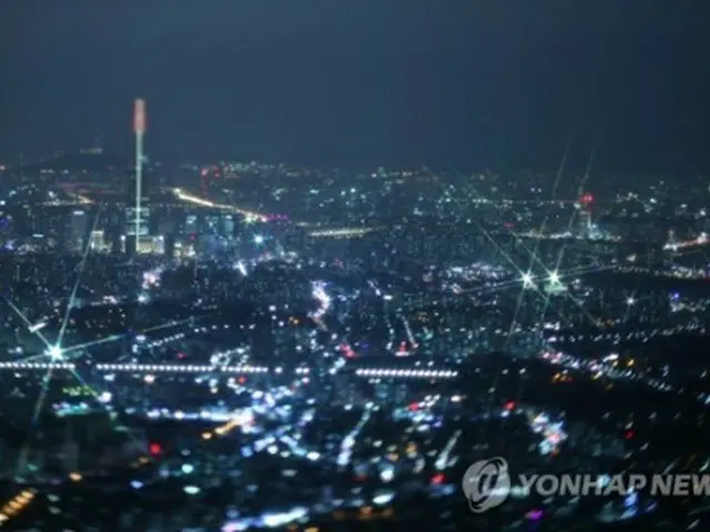 ソウル市内の夜景（資料写真）＝（聯合ニュース）