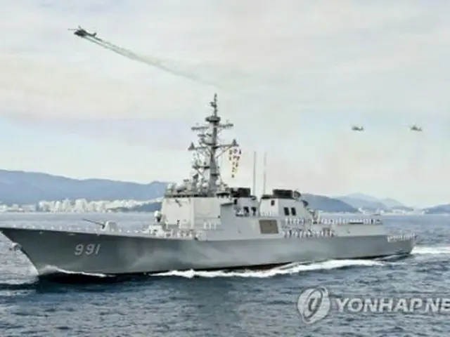 韓国海軍のイージス駆逐艦「世宗大王」（資料写真）＝（聯合ニュース）