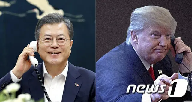文大統領、きょう（7日）夜にトランプ氏と電話会談＝朝鮮半島の状況を協議