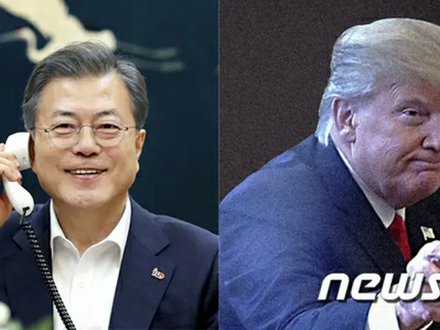 文大統領、きょう（7日）夜にトランプ氏と電話会談＝朝鮮半島の状況を協議