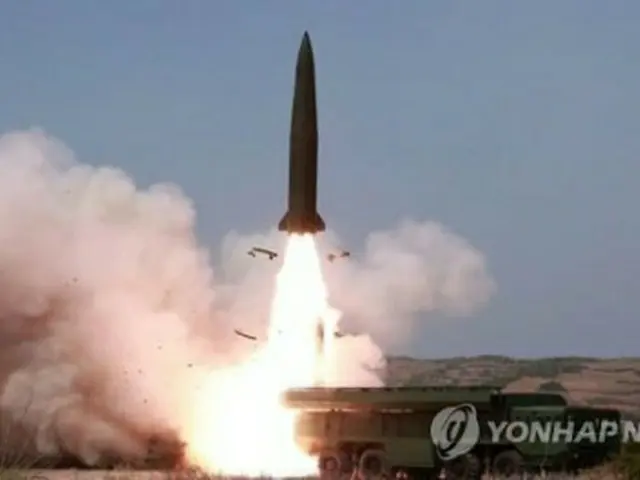 北朝鮮が４日に発射した戦術誘導兵器（資料写真）＝（聯合ニュース）