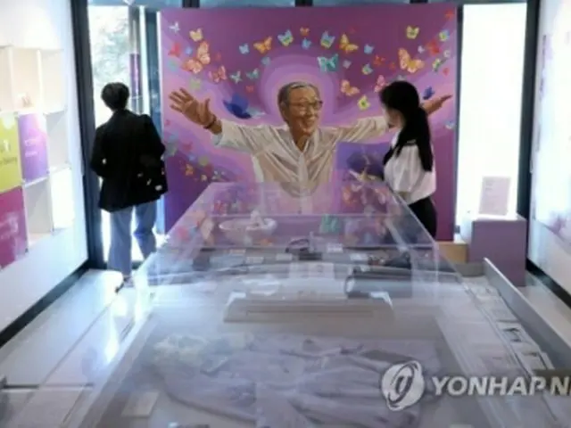 ソウルで開催された金福童さんの追悼展示（資料写真）＝（聯合ニュース）