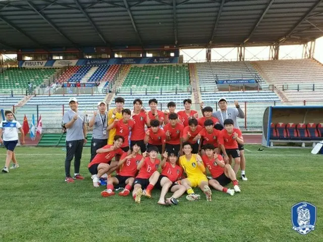 男子ユニバーシアードサッカー韓国代表、ウルグアイに逆転勝利（提供:news1）