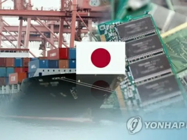 日本政府は半導体材料などの韓国向け輸出規制を強化した。輸出手続きでの優遇措置対象である「ホワイト国」指定からも韓国を外す方針だ（コラージュ）＝（聯合ニュースＴＶ）
