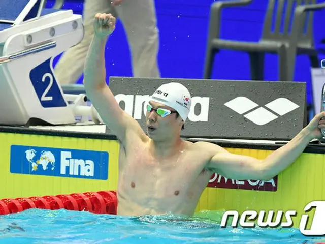 ＜光州世界水泳＞ヤン・ジェフン、男子50自由形で韓国新記録