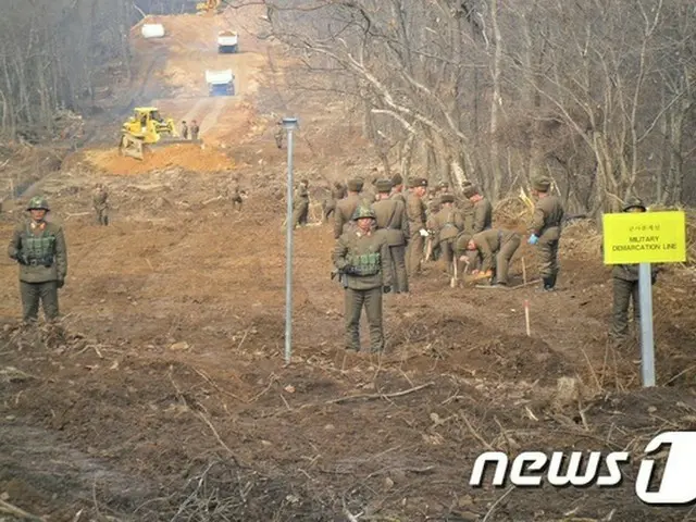 合同参謀本部、軍事境界線で北朝鮮男性1人の身柄確保（提供:news1）