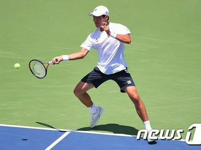 ＜男子テニス＞クォン・スンウ、負傷で途中棄権＝全米オープン1回戦（提供:news1）